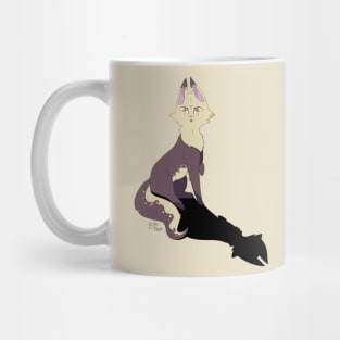 Angry Cat With a Shadow Mug